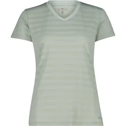 CMP Damen Striped Mesh T-Shirt