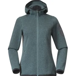 Bergans Damen Kamphaug Knitted Hoodie Jacke
