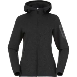 Bergans Damen Kamphaug Knitted Hoodie Jacke