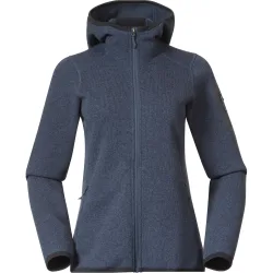 Bergans Damen Kamphaug Knitted Hoodie Jacke