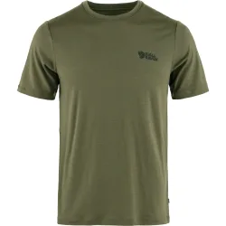 Fjällräven Herren Abisko Wool Logo T-Shirt
