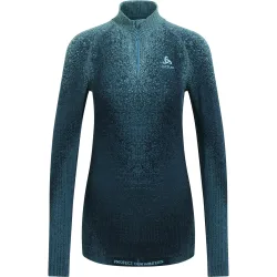 Odlo Damen Blackcomb Eco Half Zip Longsleeve