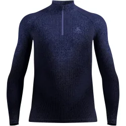 Odlo Herren Blackcomb Eco Half Zip Longsleeve