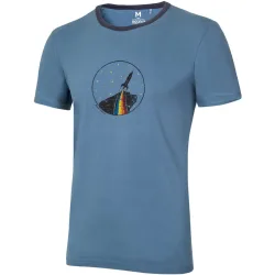 Ocun Herren Classic Organic Rainbow Rocket T-Shirt
