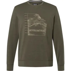 Super.Natural Herren 7 Peaks Crew Pullover