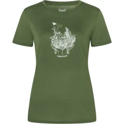 Super.Natural Damen Flowerhands T-Shirt
