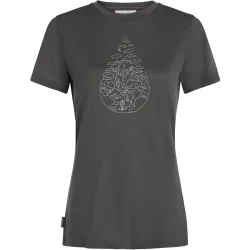 Icebreaker Damen Tech Lite III Hike Path T-Shirt