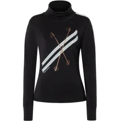 Super.Natural Damen Kryssede Ski Roll Neck Pullover