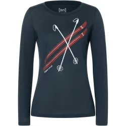 Super.Natural Damen Kryssede Ski Longsleeve