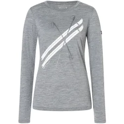 Super.Natural Damen Kryssede Ski Longsleeve