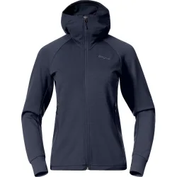 Bergans Damen Rabot Merino Tech Hoodie Jacke