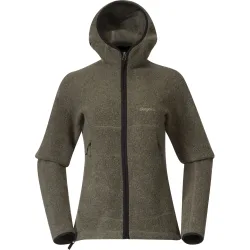 Bergans Damen Vaagaa Merino Terry Hoodie Jacke