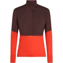 Icebreaker Herren 200 Realfleece Descender Half Zip Longsleeve