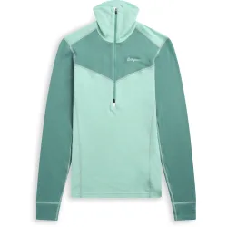 Bergans Damen Inner:Dual Merino Half Zip Longsleeve