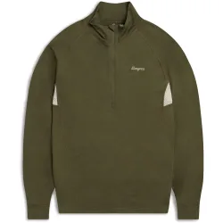 Bergans Herren Inner:Pure Merino Half Zip Longsleeve