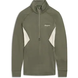 Bergans Damen Inner:Pure Merino Half Zip Longsleeve