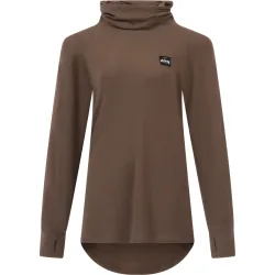 Eivy Damen Icecold Wool Gaiter Rib Longsleeve