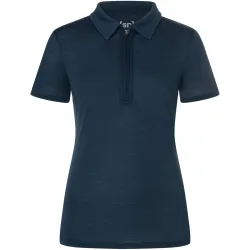 Super.Natural Damen Zip Polo T-Shirt