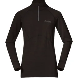Bergans Kinder Inner:Pure Merino Half Zip Longsleeve