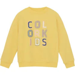 Color Kids Kinder Logo Print Pullover