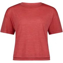 Mons Royale Damen Zephyr Merino Tencel Boxy T-Shirt