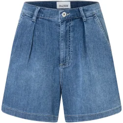 Duer Damen Performance Denim Lite Pleated Shorts