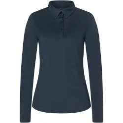 Super.Natural Damen Polo Bio J Longsleeve