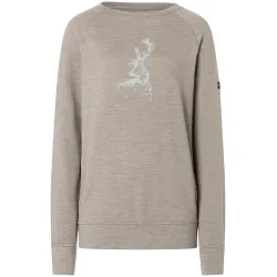 Super.Natural Damen Charming Deer Brush Longsleeve