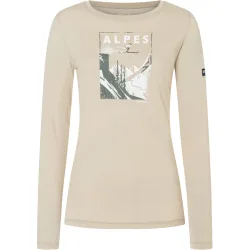 Super.Natural Damen Alpes Longsleeve