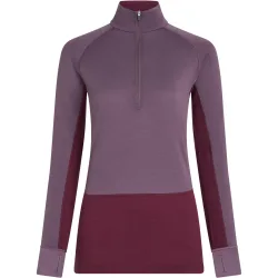 Icebreaker Damen Merino 200 ZoneKnit Half Zip Longsleeve