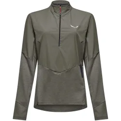 Salewa Damen Pedroc Dry Wind Half Zip Longsleeve