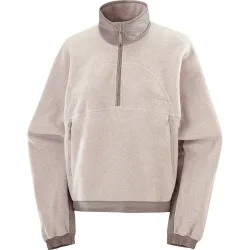 Salomon Damen Chroma Fleece Crop Pullover