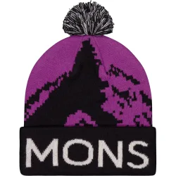 Mons Royale Mtn Pixel Merino Pom Pom Mütze