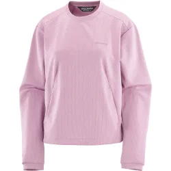 Salomon Damen Motomesh Crewneck Pullover