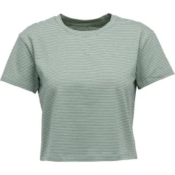 Black Diamond Damen Stripe Crop T-Shirt