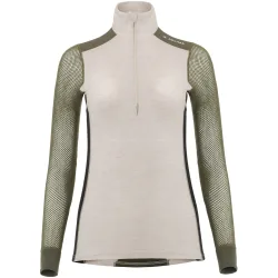 Aclima Damen WoolNet Hybrid Mock Longsleeve