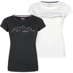 LACD Damen Mountain + Miracle T-Shirt Bundle