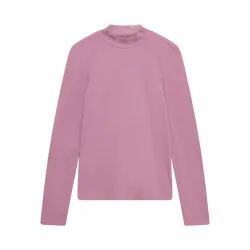 KnowledgeCotton Apparel Damen Rib High Neck Longsleeve