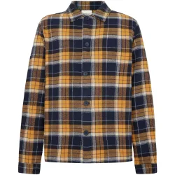 KnowledgeCotton Apparel Herren Big Checked Heavy Flannel Hemd