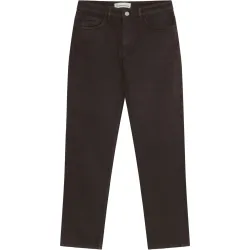 KnowledgeCotton Apparel Damen Stella Straight Mid-Rise Twill Hose