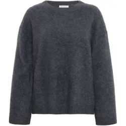 KnowledgeCotton Apparel Damen Single Knit Crew Neck Pullover