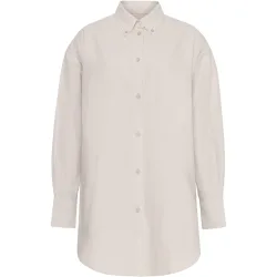 KnowledgeCotton Apparel Damen Oxford Loose Fit Bluse