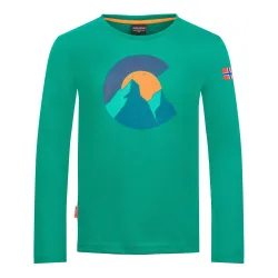 Trollkids Kinder Halsafjord Longsleeve