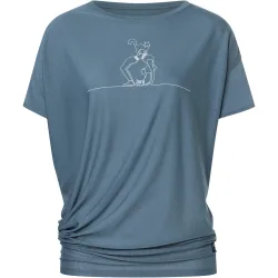 Super.Natural Damen Cat Yoga Loose T-Shirt