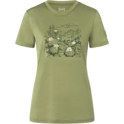 Super.Natural Damen Cactus World Bio J T-Shirt