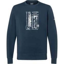 Super.Natural Herren Fishing Adventure Crew Pullover