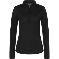 Super.Natural Damen Zip Polo Longsleeve