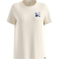 Odlo Damen Cotton Blend Odlo Flags T-Shirt