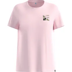 Odlo Damen Cotton Blend Odlo Flags T-Shirt