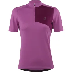Löffler Damen Skys Block Mid Half Zip Trikot